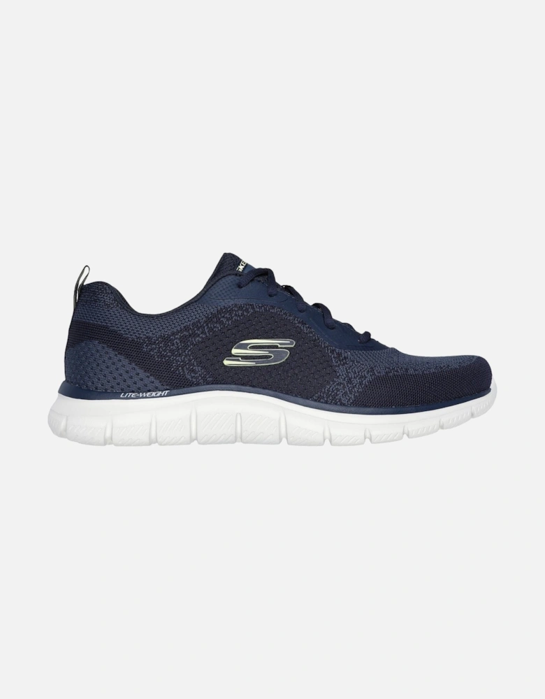 Track Glendor Polyester Men's Navy/Lime Trainers