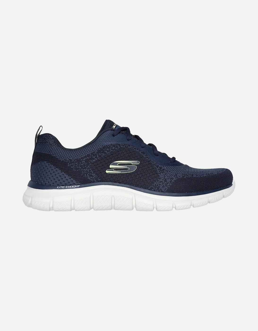 Track Glendor Polyester Men's Navy/Lime Trainers