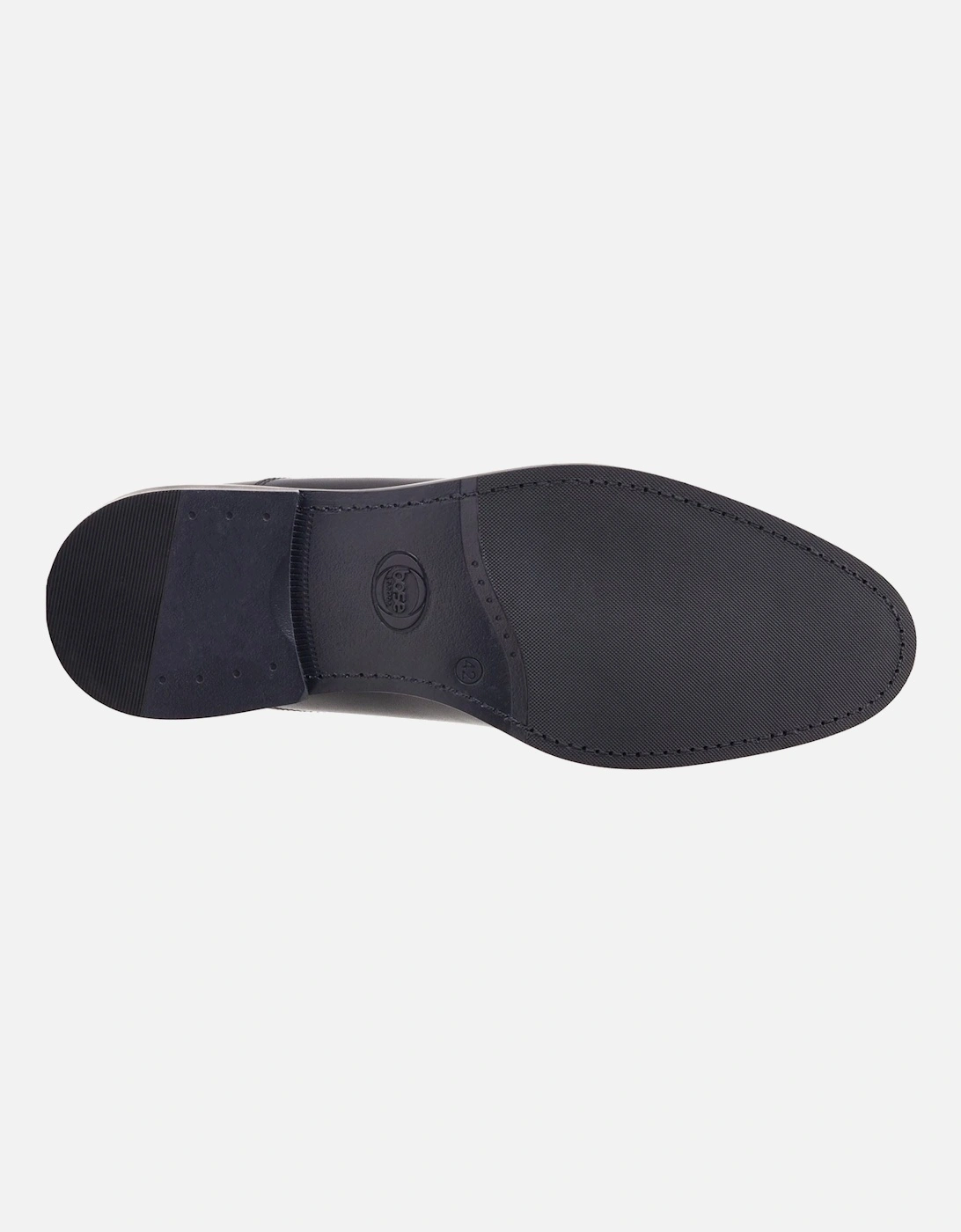 London Corbin Leather Men's Black Oxford Shoes