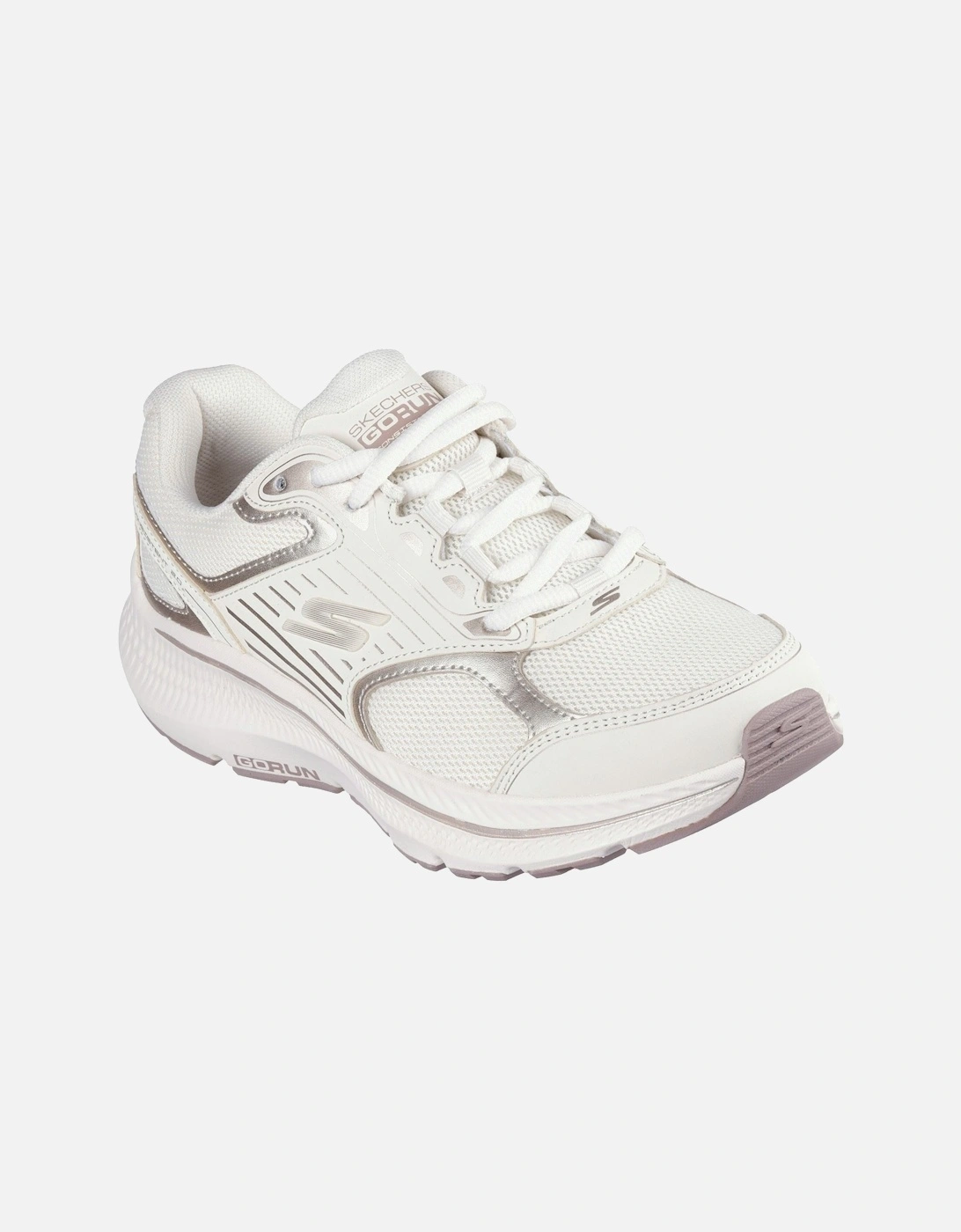 Performance GO RUN Consistent 2.0 Advantage Leather Women's Natural Trainers, 3 of 2
