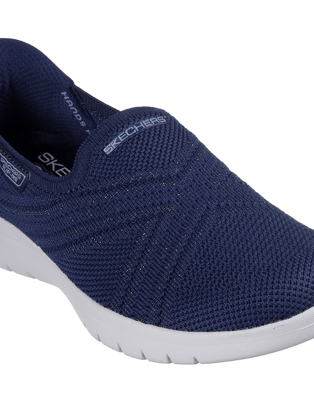 On-the-GO Flex Excellency Textile Women's Navy Trainers, 3 of 2