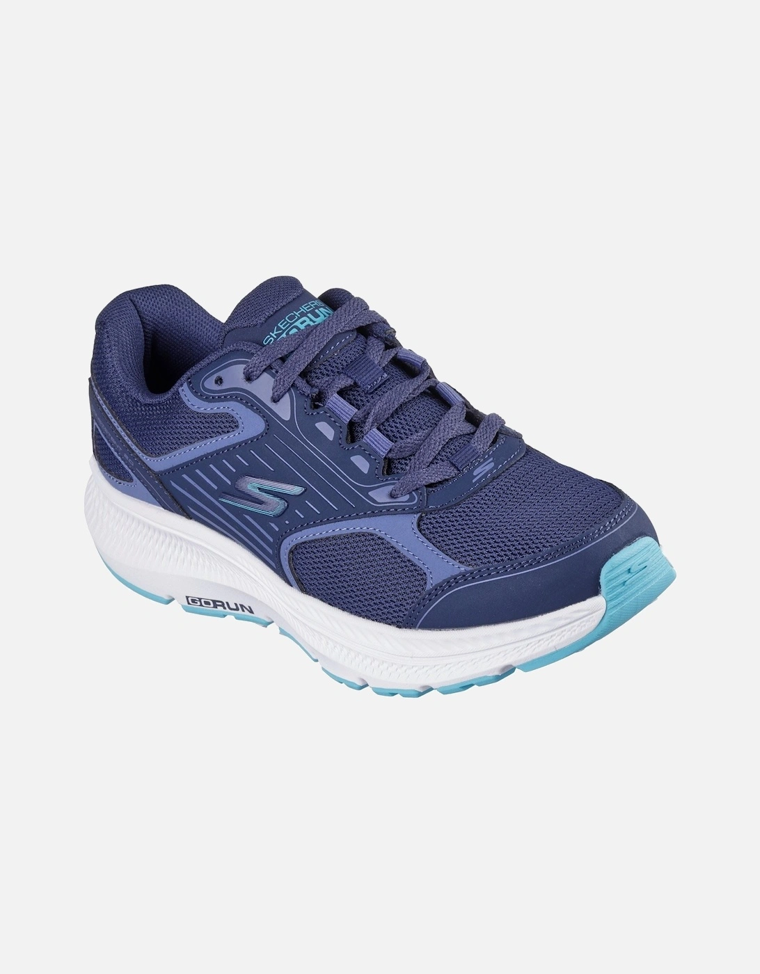 Performance GO RUN Consistent 2.0 Advantage Leather Women's Navy/Blue Trainers, 6 of 5