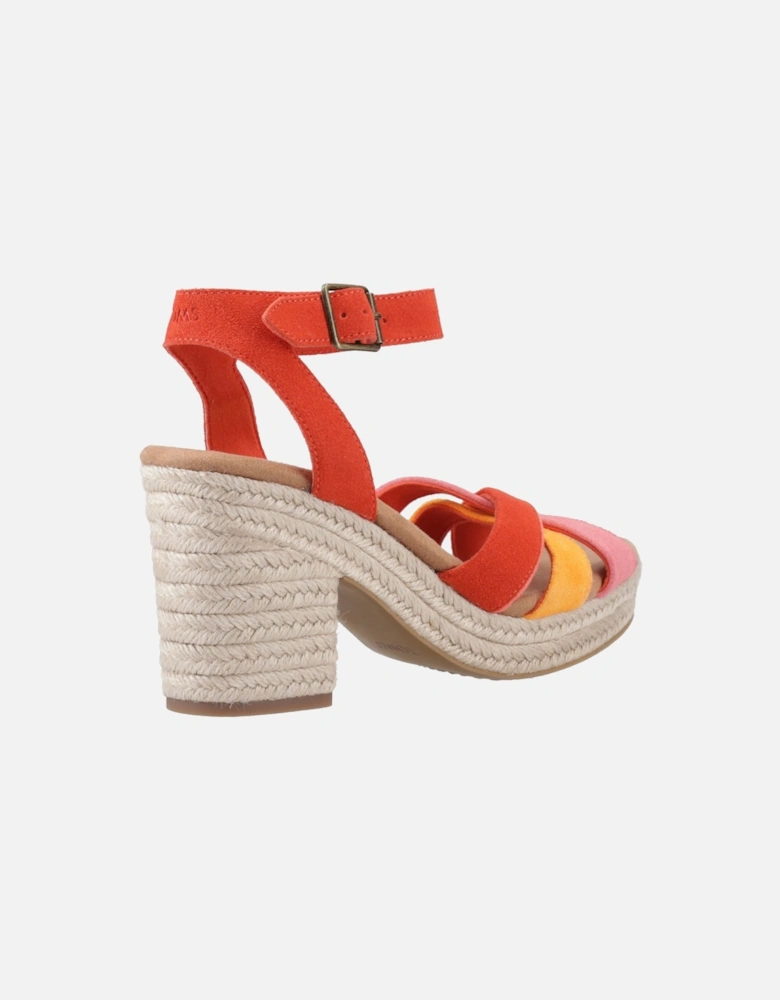 Majorca Strappy Leather Women's Flame Sandals