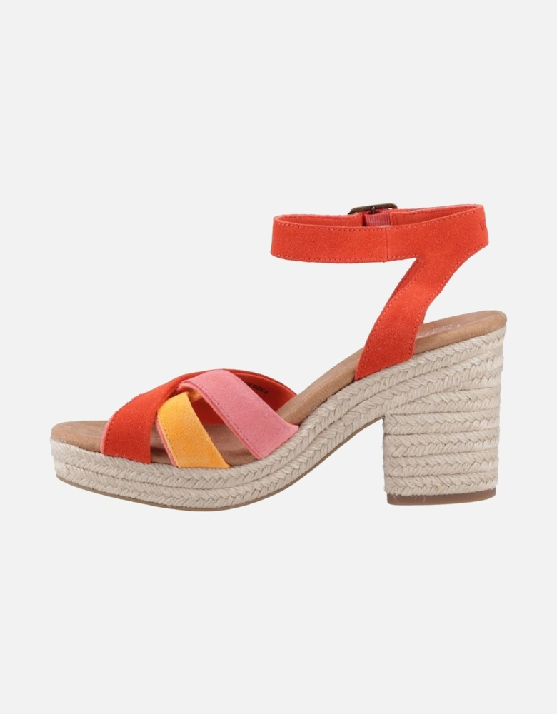 Majorca Strappy Leather Women's Flame Sandals