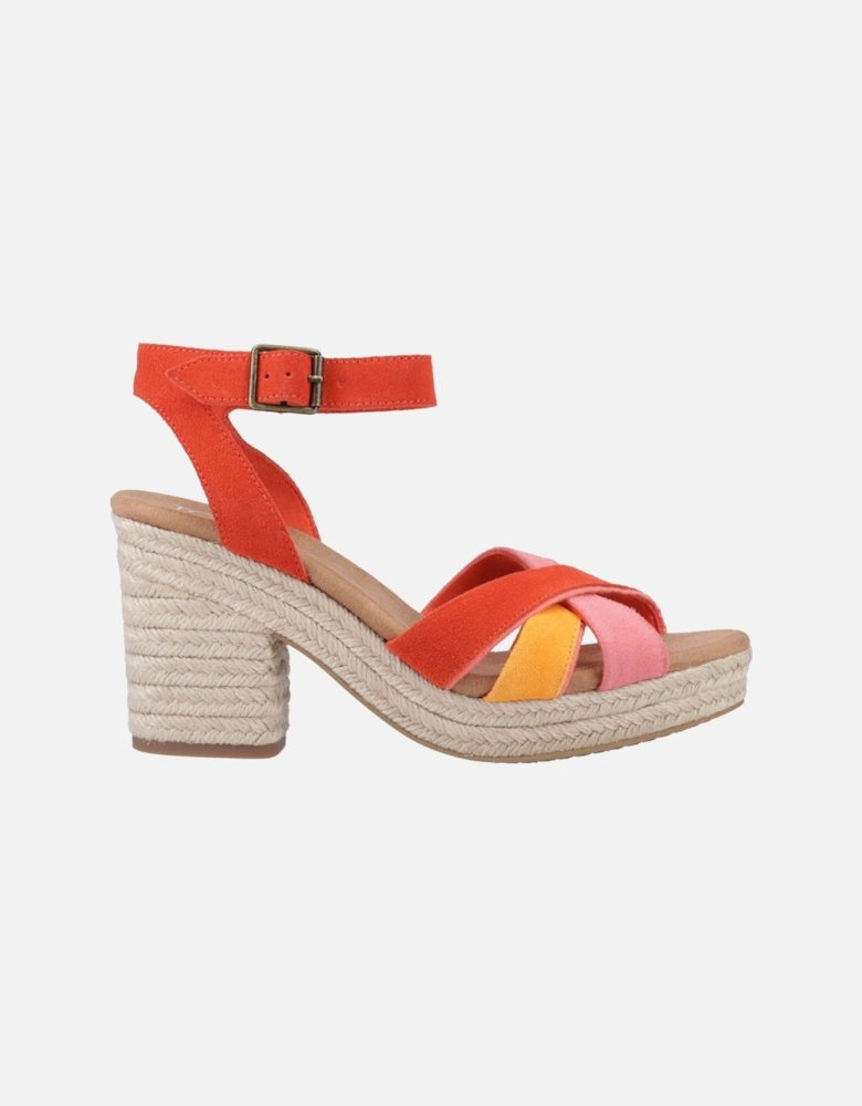 Majorca Strappy Leather Women's Flame Sandals