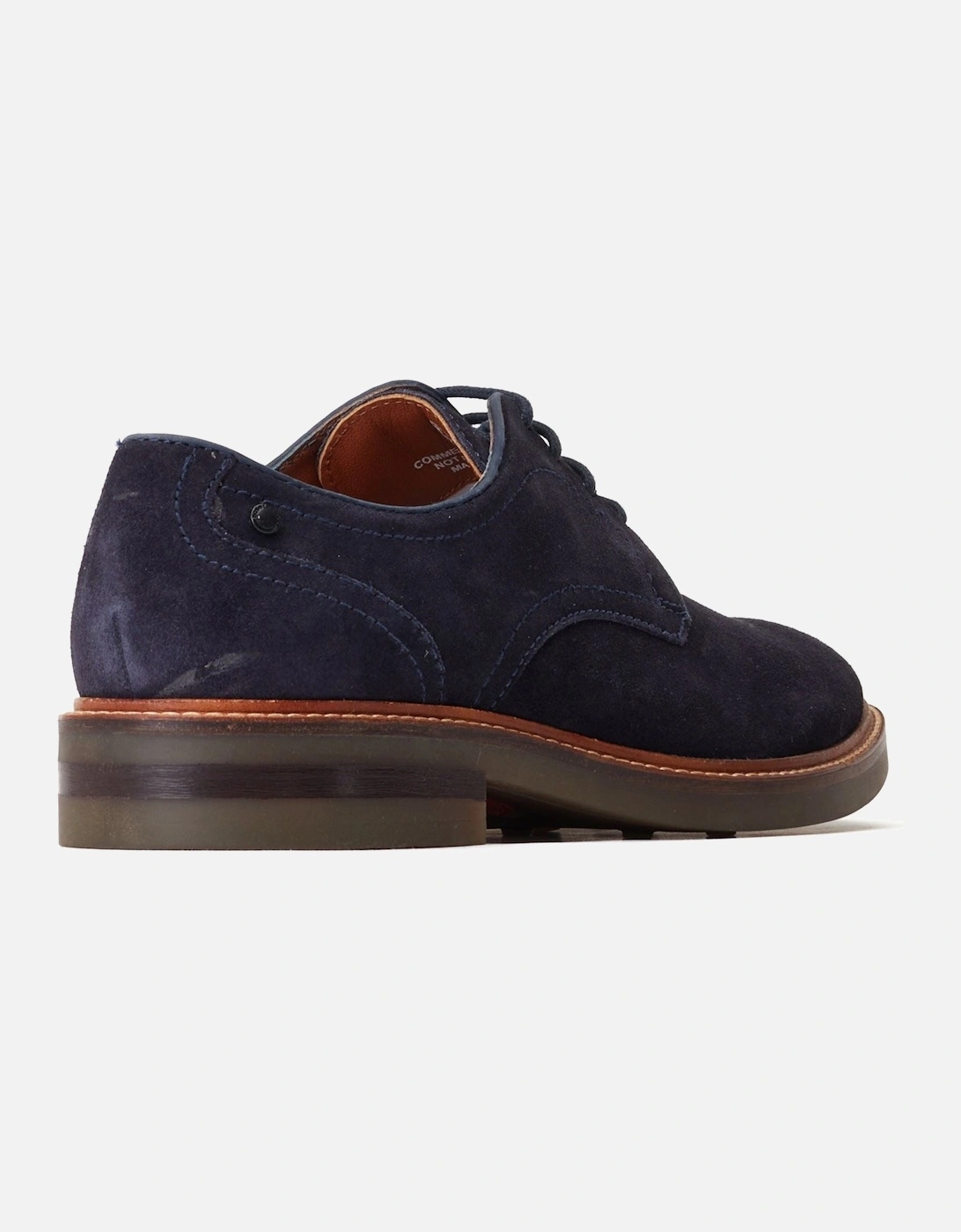 London Mawley Leather Men's Navy Oxford Shoes