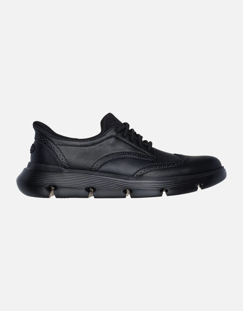 Garza Sully Leather Men's Black Lace-Up Shoes