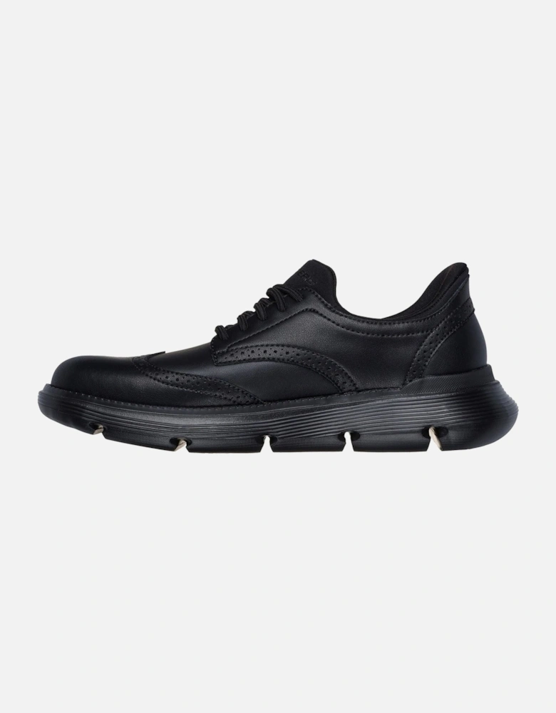 Garza Sully Leather Men's Black Lace-Up Shoes