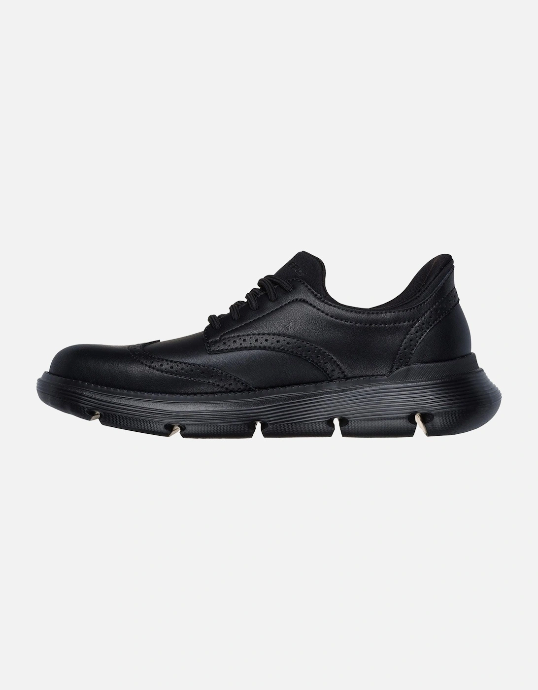 Garza Sully Leather Men's Black Lace-Up Shoes