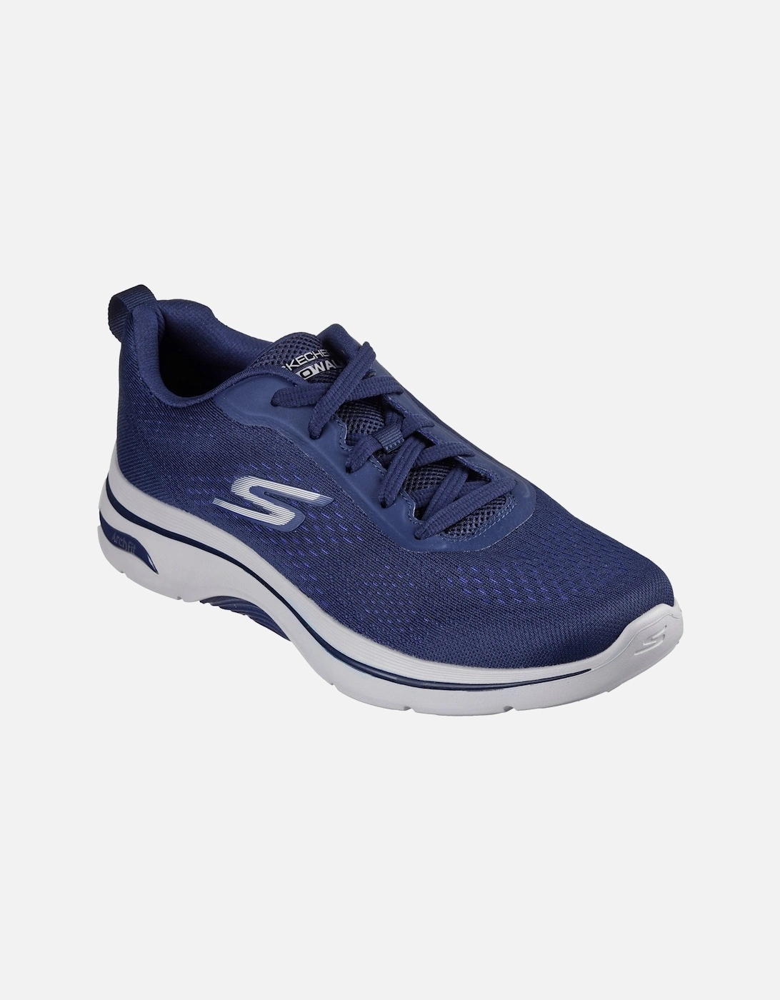 Skechers Mens Go Walk Arch Fit 2.0 Idyllic 216516-NVY Navy Lace Up Shoe, 6 of 5