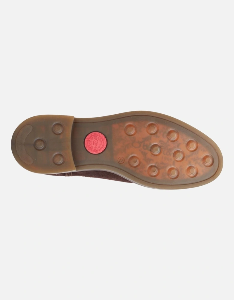 London Portland Leather Men's Burnt Brown Boots