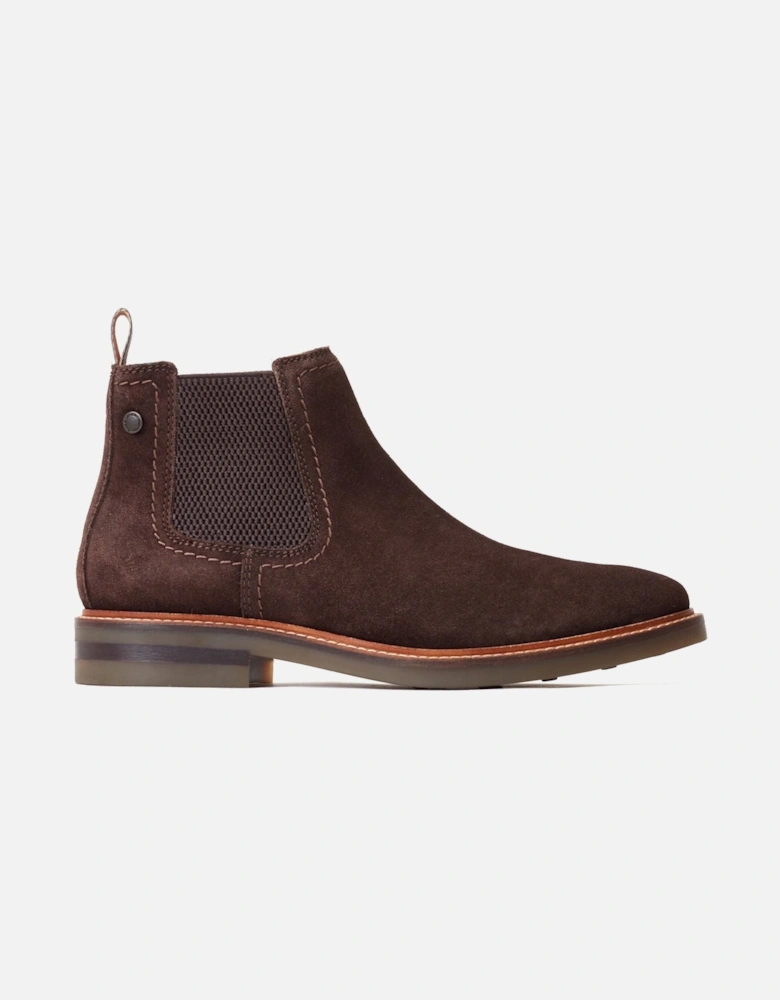 London Portland Leather Men's Burnt Brown Boots