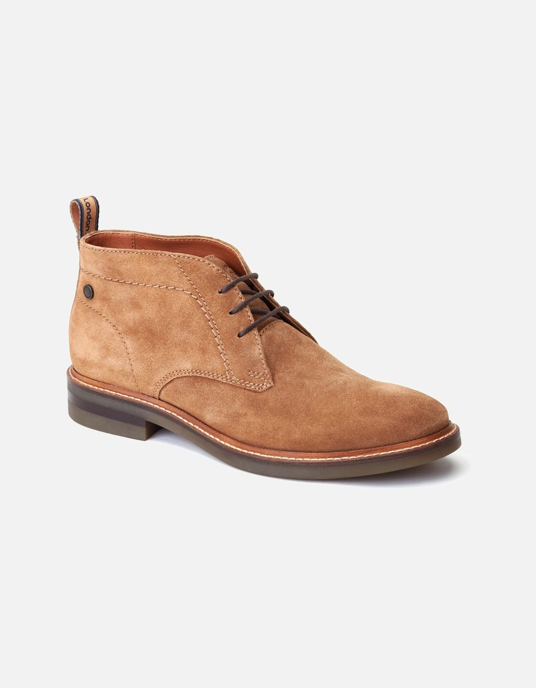 London Knebworth Leather Men's Ginger Boots, 7 of 6
