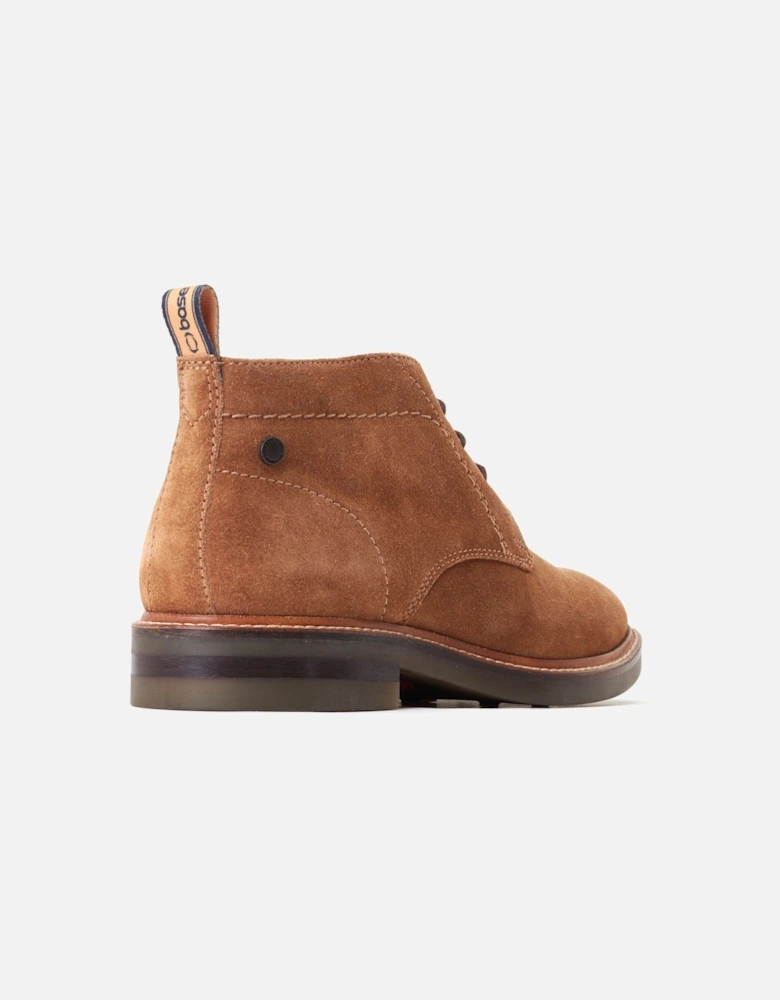 London Knebworth Leather Men's Ginger Boots