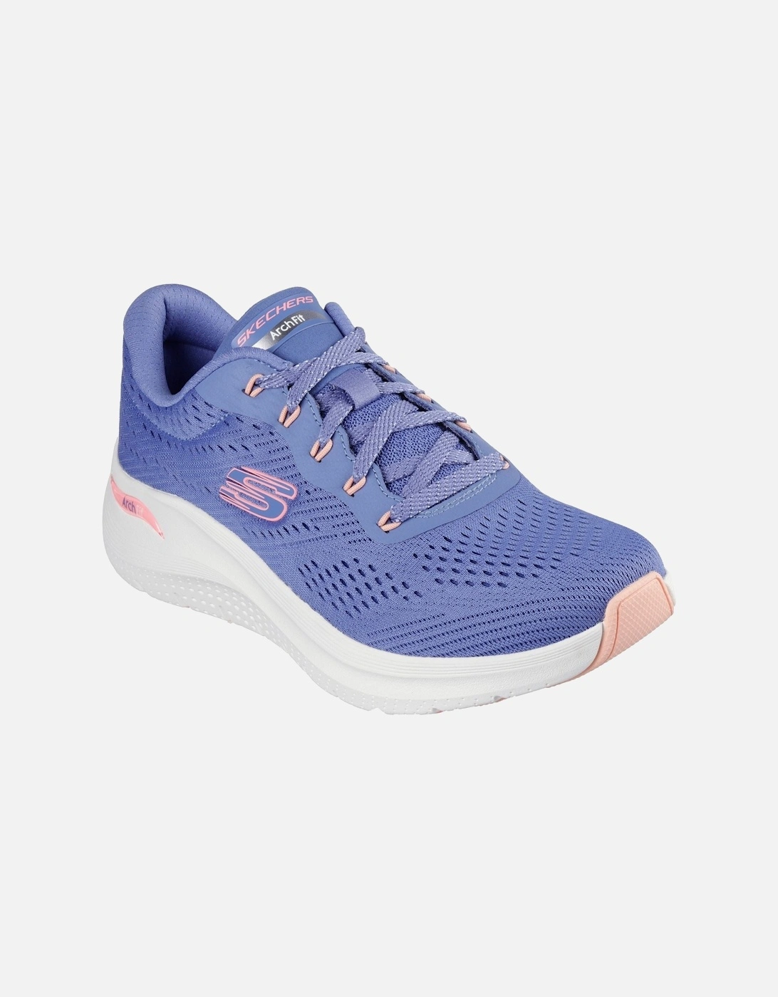 Arch Fit 2.0 - Big League Textile Women's Blue/Pink Trainers, 3 of 2