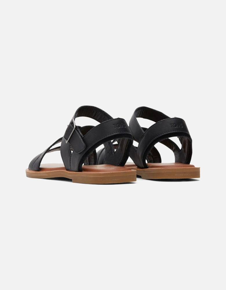 Sloane 100% Cow Women's Black Sandals