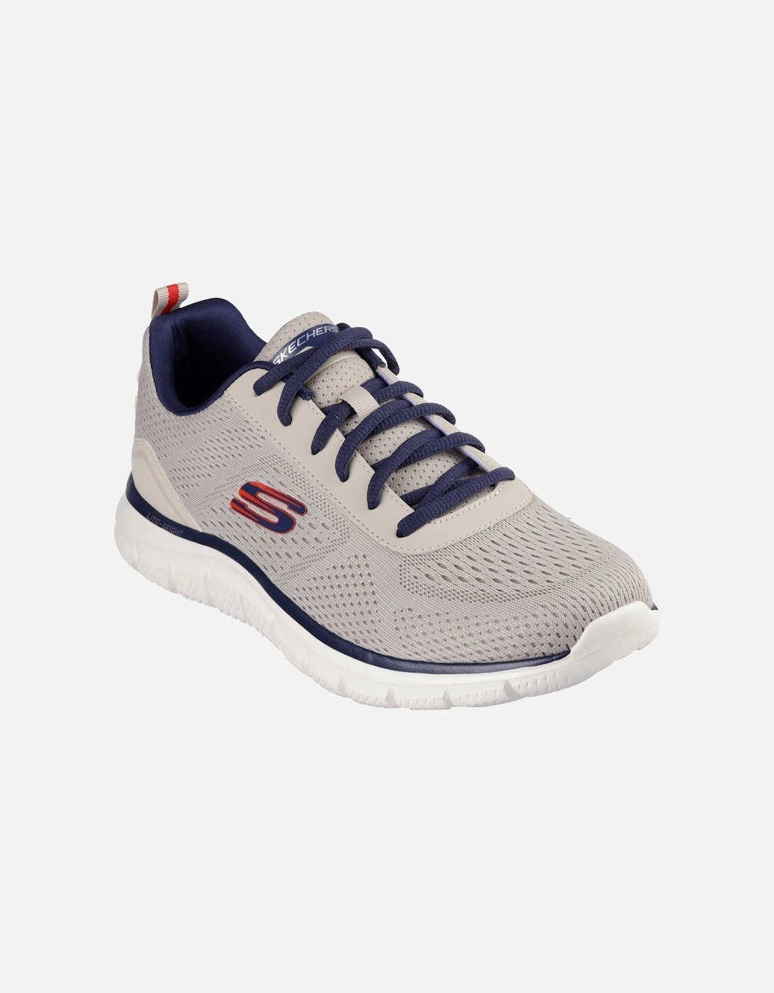 Track Leshur Polyester Men's Taupe/Navy Trainers, 3 of 2