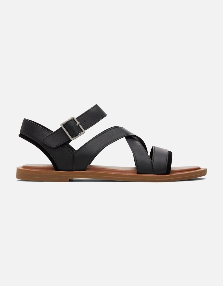 Sloane 100% Cow Women's Black Sandals