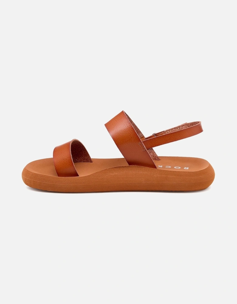 Sunshine Textile Women's Cognac Sandals