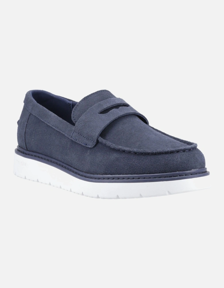 Navi TRVL LITE Havana Leather Men's Navy Loafers