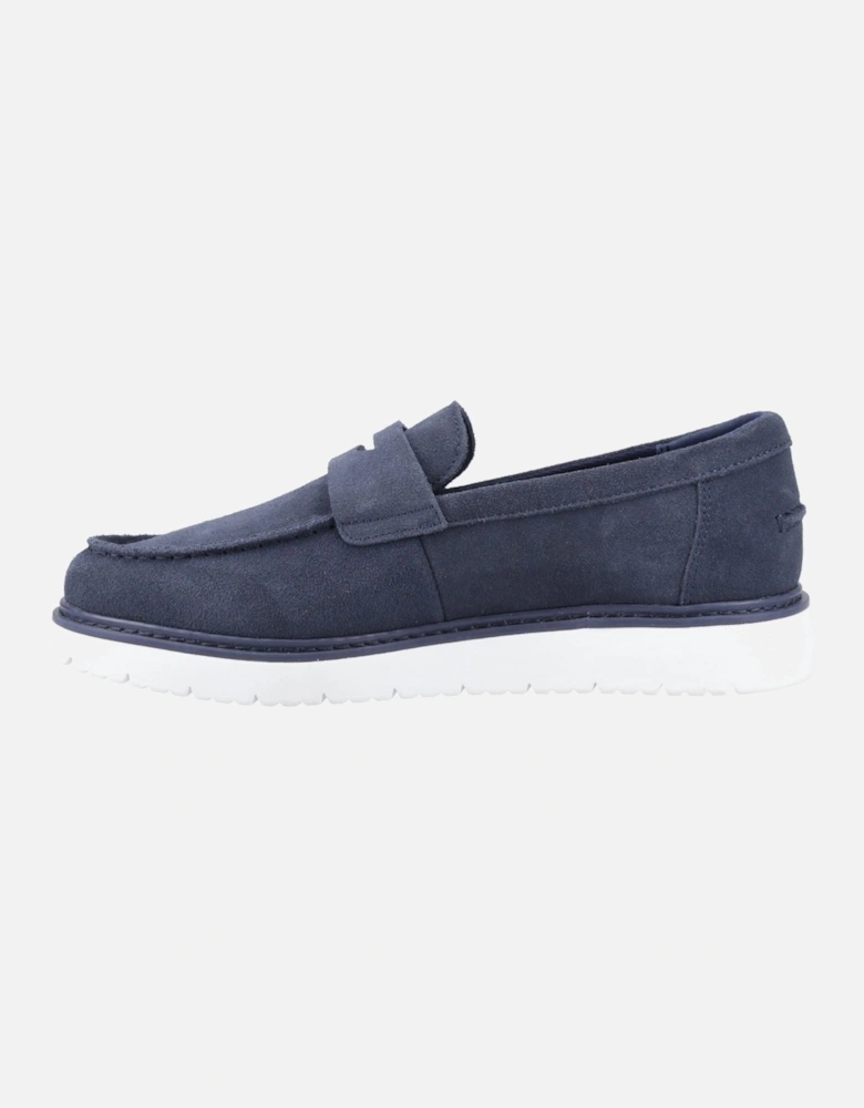 Navi TRVL LITE Havana Leather Men's Navy Loafers