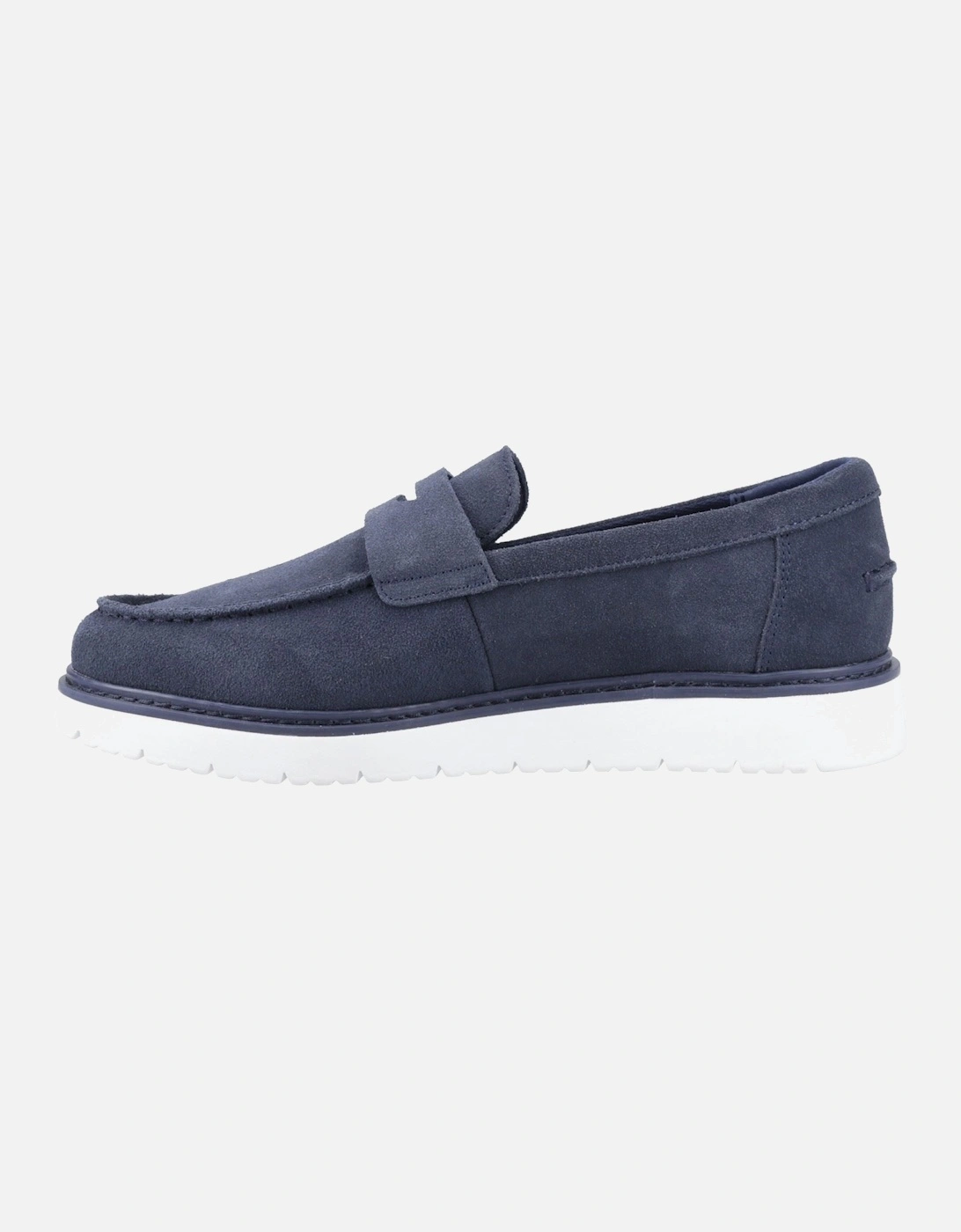 Navi TRVL LITE Havana Leather Men's Navy Loafers