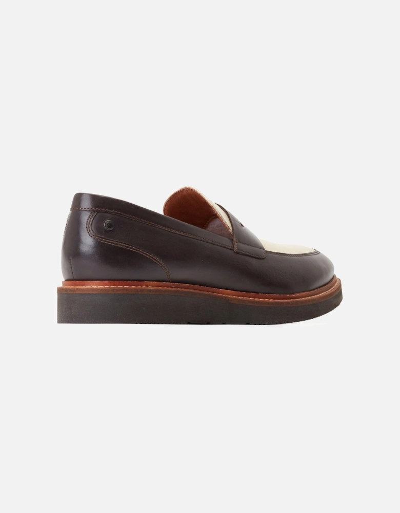London Sid Leather Men's Brown/Beige Loafers