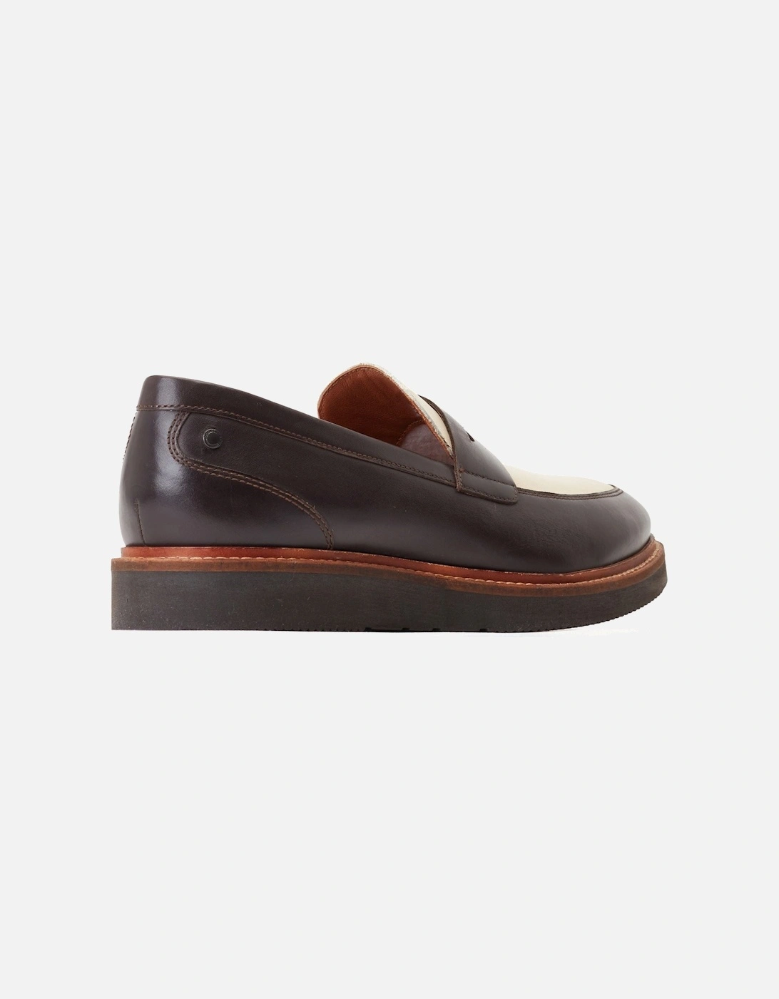 London Sid Leather Men's Brown/Beige Loafers