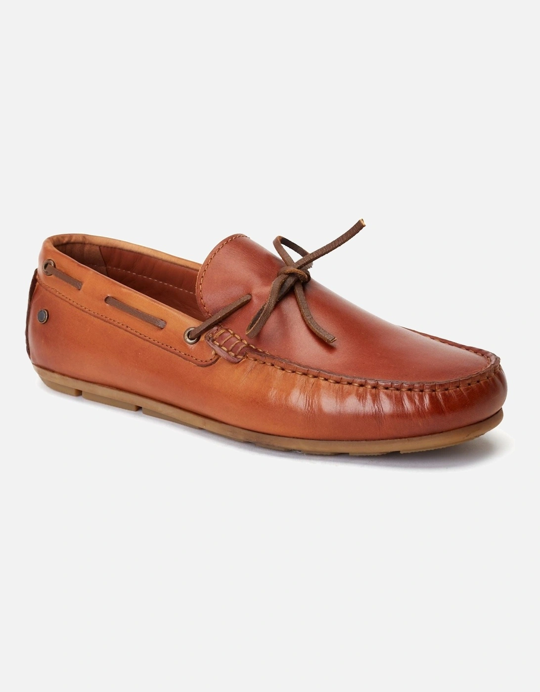 London Brooks Leather Men's Burnt Tan Loafers, 7 of 6