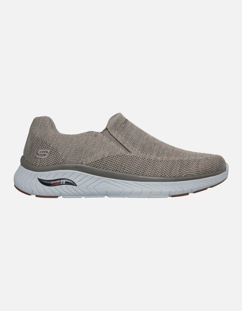 Arch Fit Crosser Locke Polyester Men's Taupe Trainers