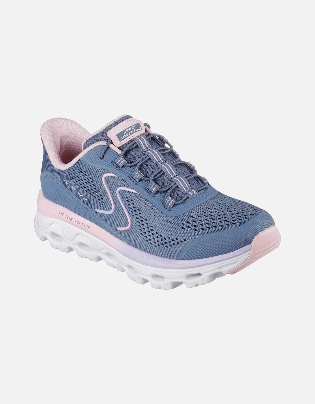 Glide-Step Sole Polyester Women's Slate/Pink Hiking Boots, 3 of 2