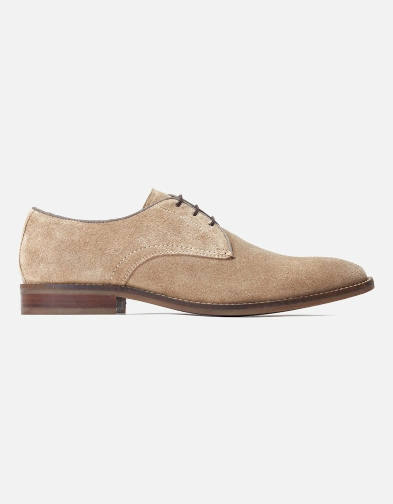 London Bronte Leather Men's Sand Oxford Shoes