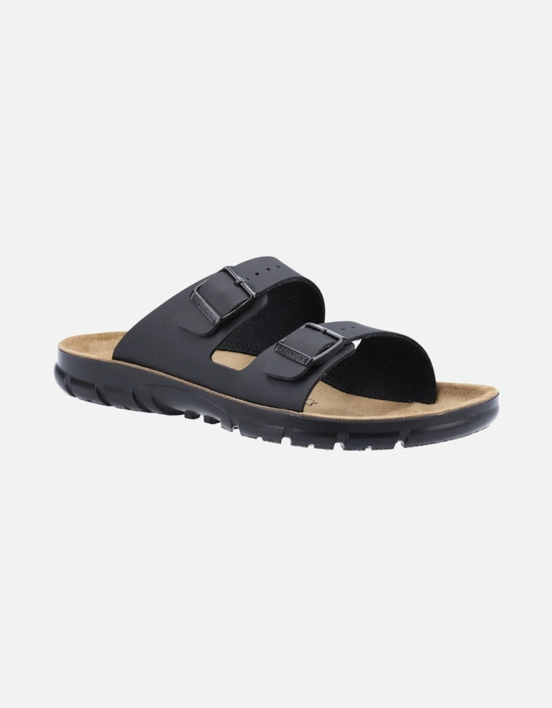 Bilbao Leather Men's Black Sandals