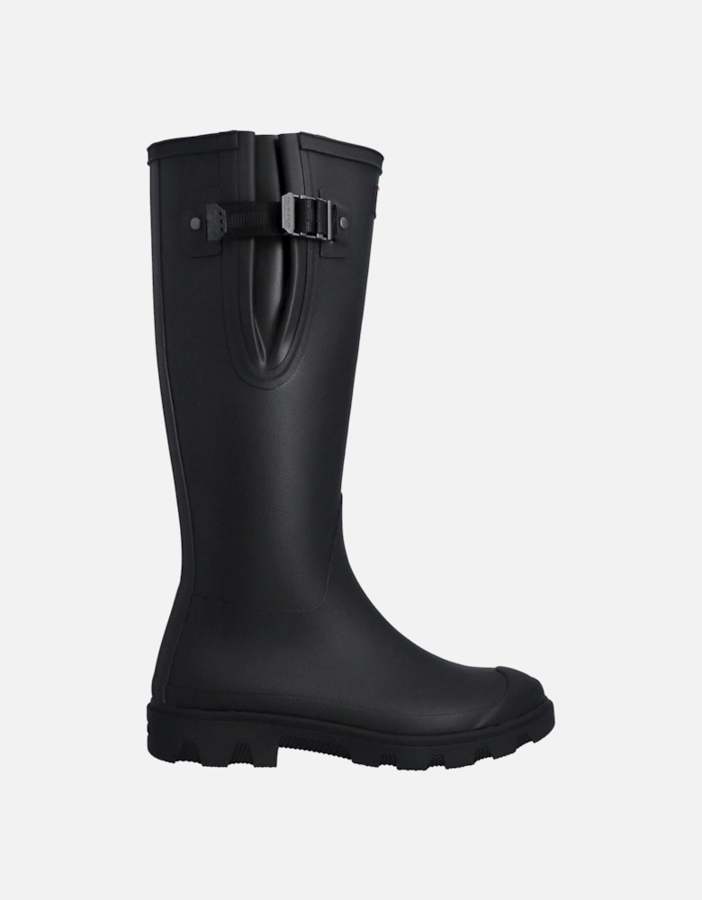 Downpour Rubber Black Wellington Boots