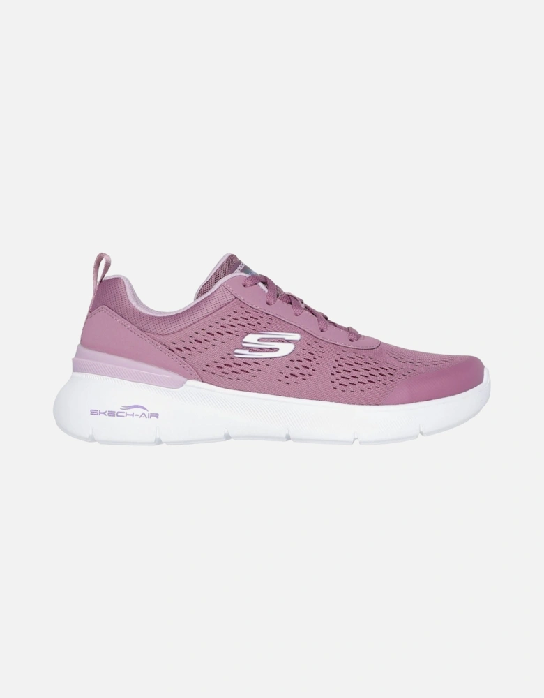 Skech-Air Dynamight 2.0 New Heights Textile Women's Mauve Trainers