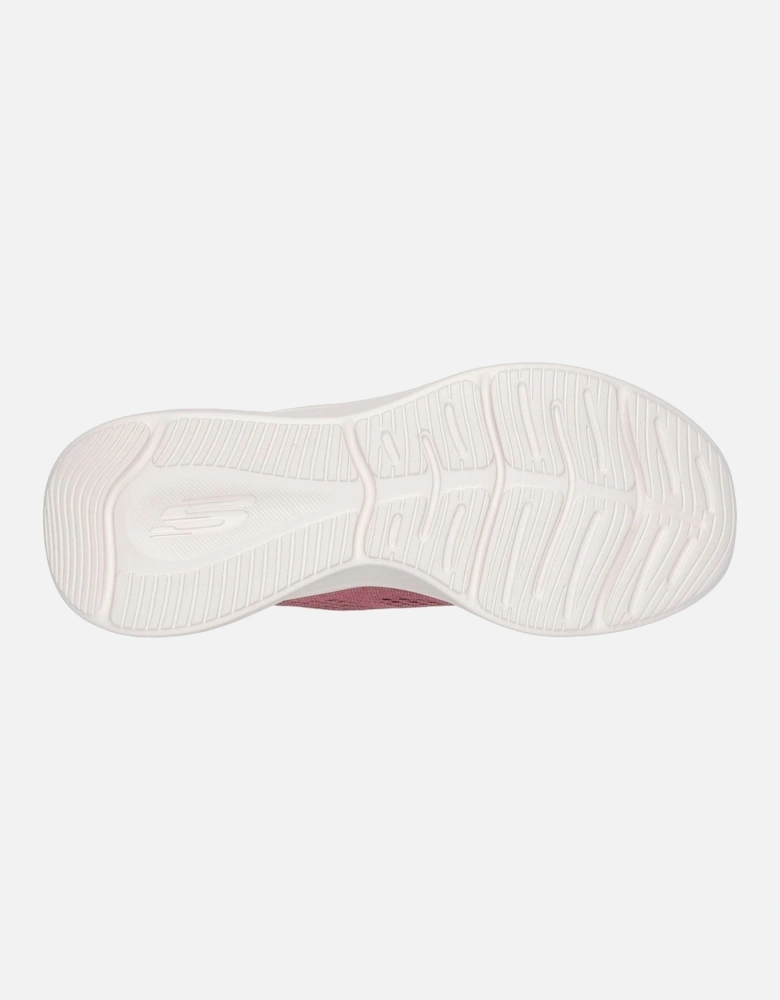 Skech-Lite Pro Natural Textile Women's Dark Mauve Trainers
