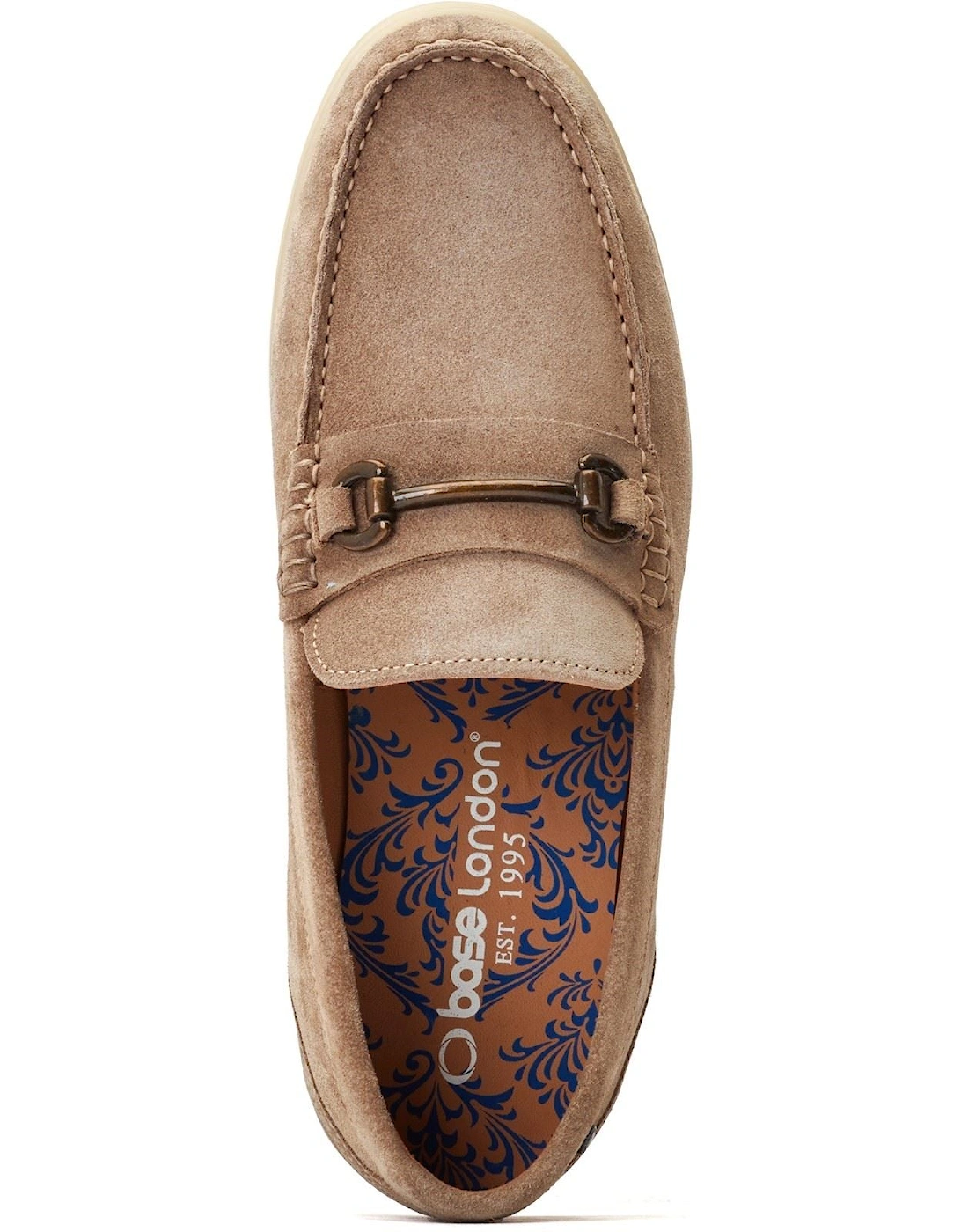 London Snapper Leather Men's Sand Loafers
