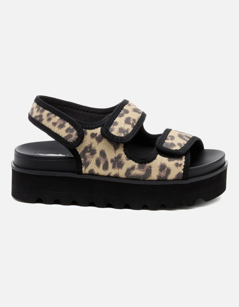 Balmy Dexter Textile Women's Tan/Black Sandals