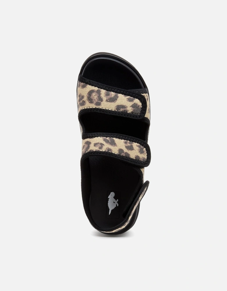 Balmy Dexter Textile Women's Tan/Black Sandals