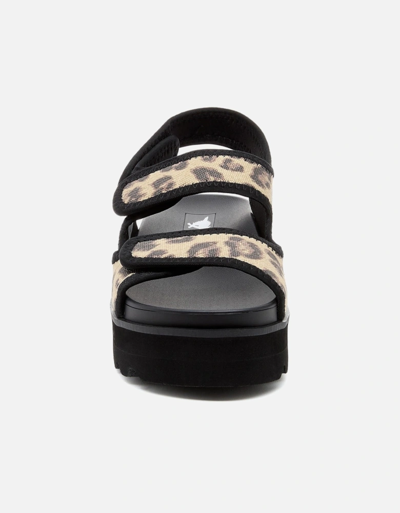 Balmy Dexter Textile Women's Tan/Black Sandals
