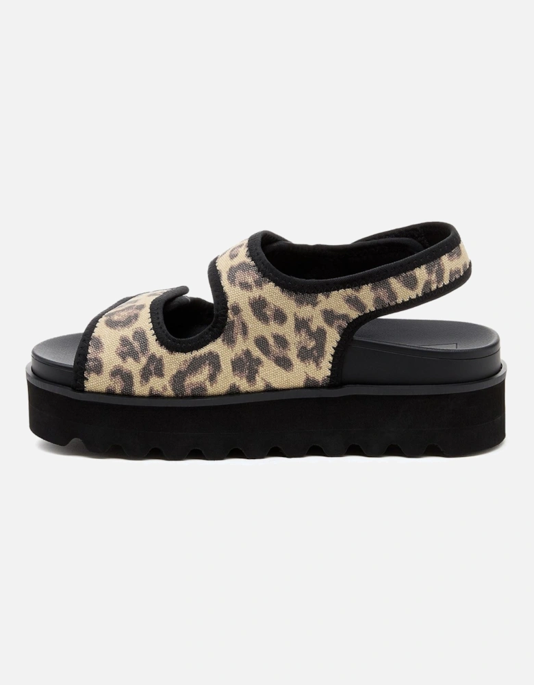 Balmy Dexter Textile Women's Tan/Black Sandals