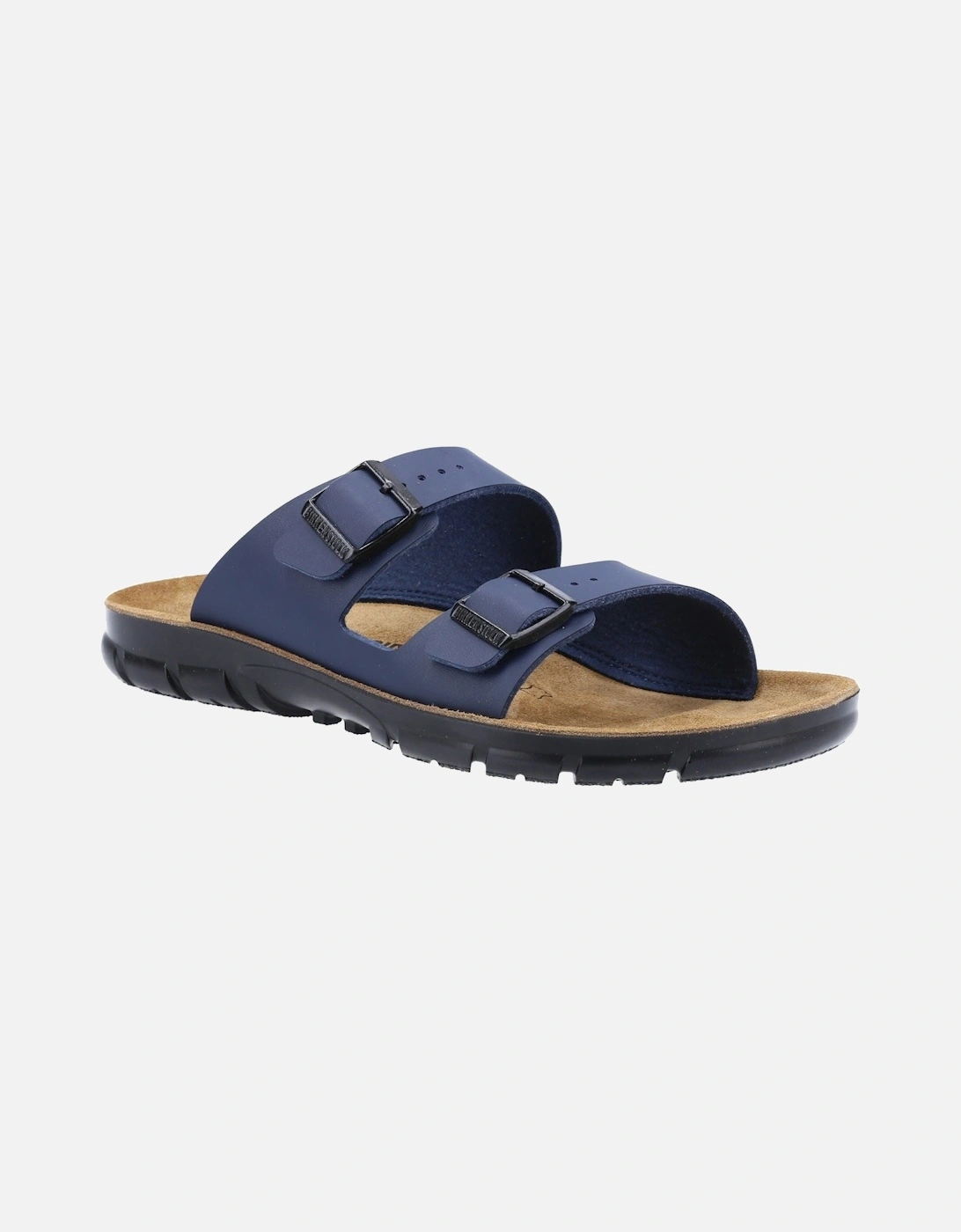 Bilbao Leather Men's Blue Sandals, 5 of 4