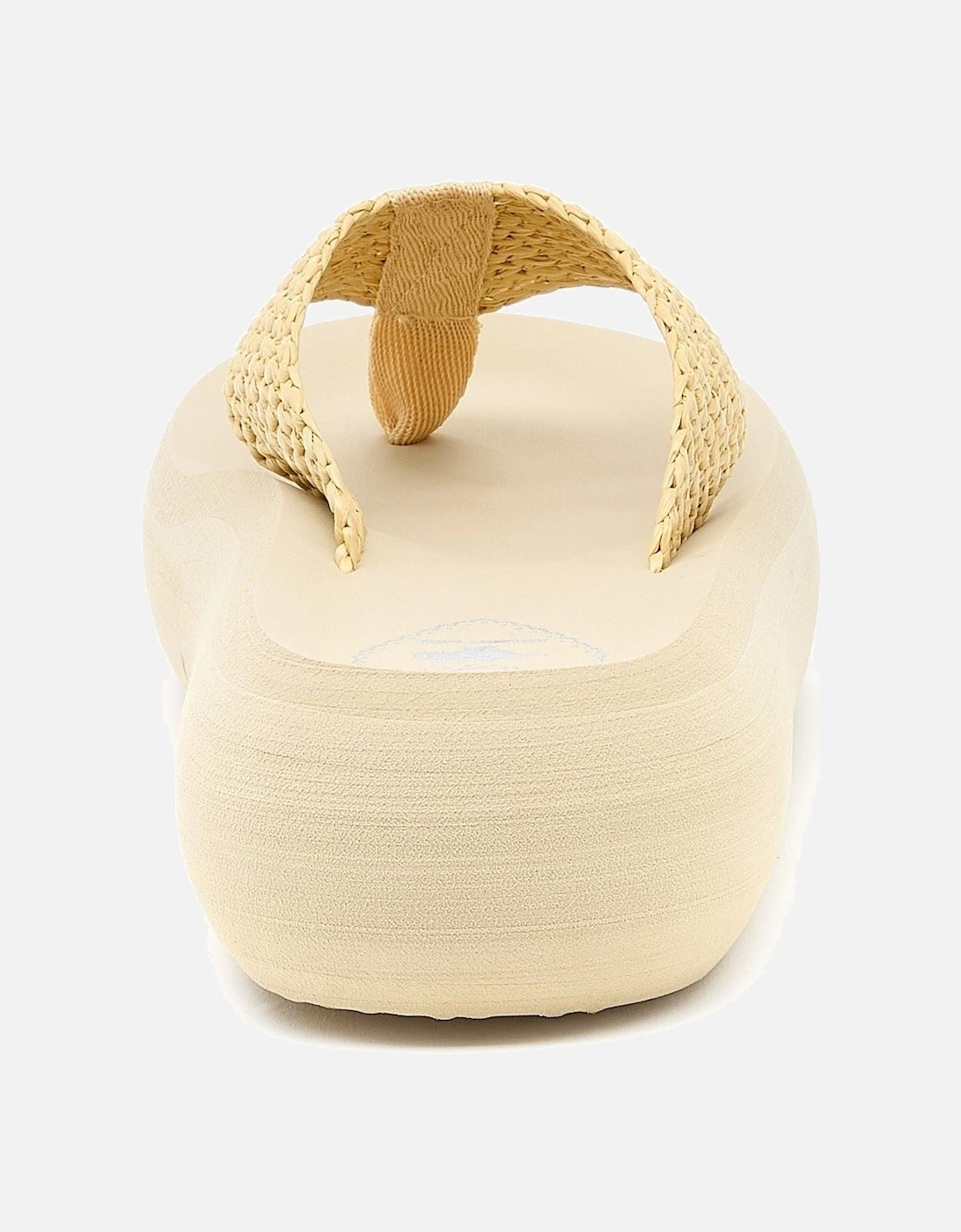 Sandy Raffia Textile Women's Natural Sandals