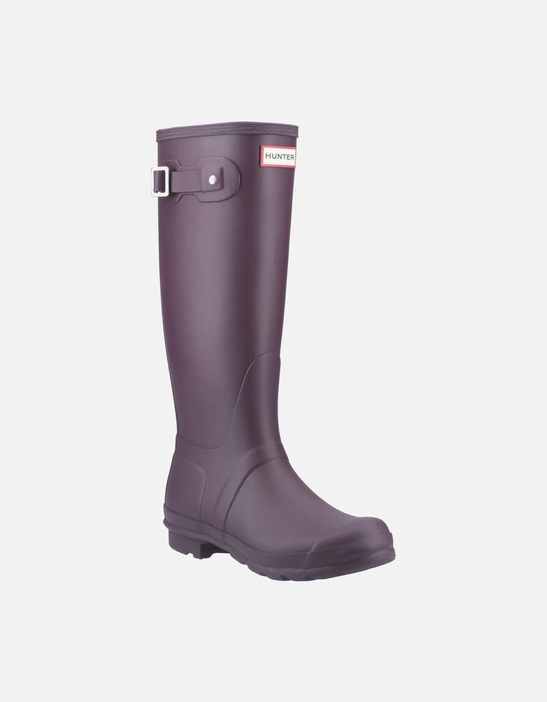 Original Tall Rubber Women's Black/Grape Wellington Boots, 6 of 5