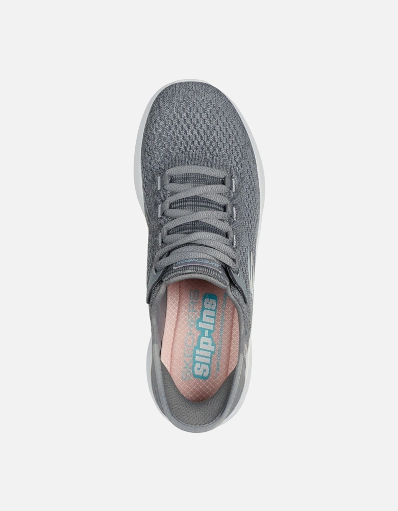 Skech-Lite Pro Natural Textile Women's Grey/Multi Trainers