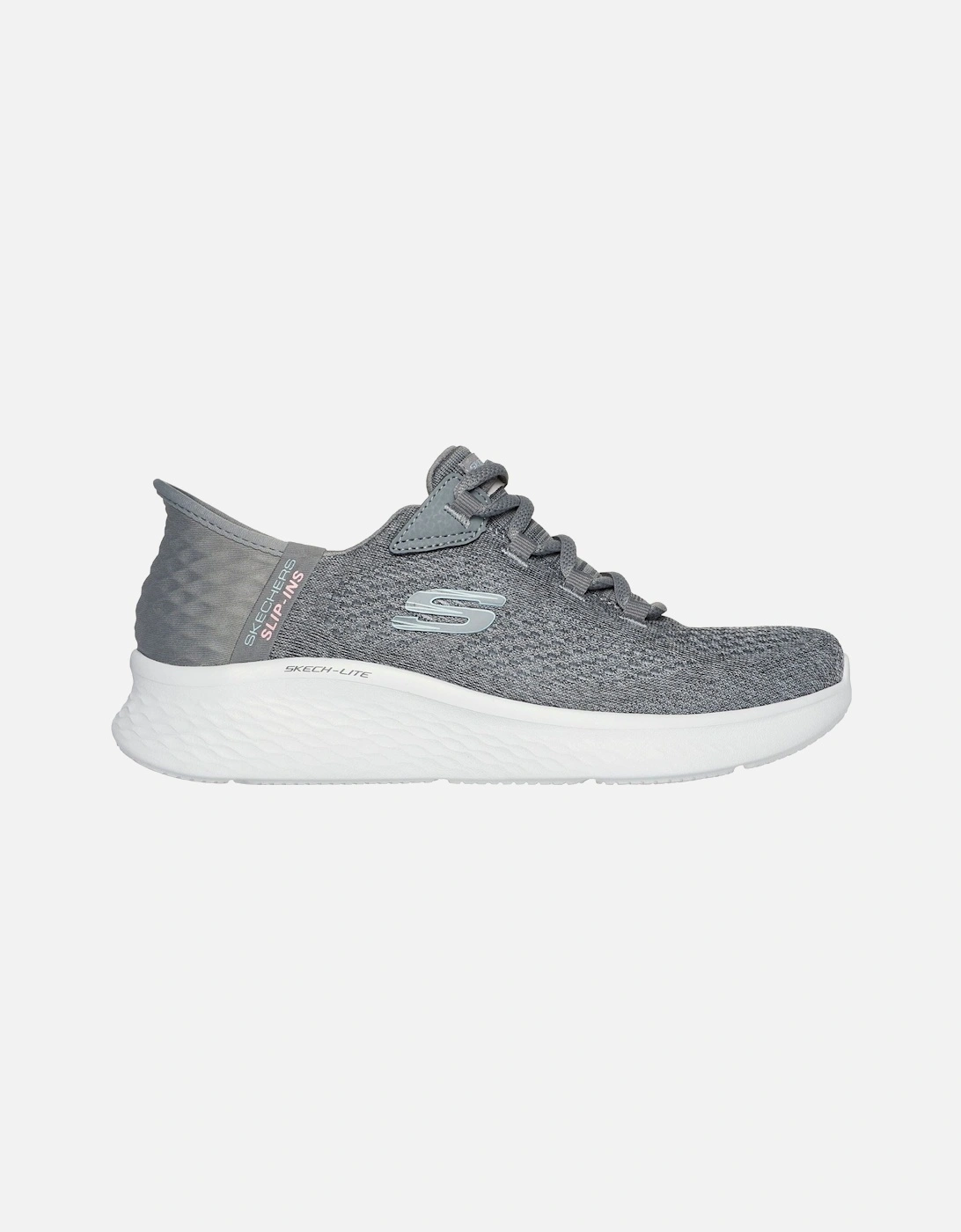 Skech-Lite Pro Natural Textile Women's Grey/Multi Trainers