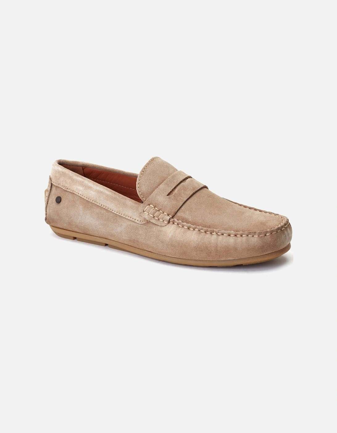 London Collins Leather Men's Sand Loafers, 7 of 6