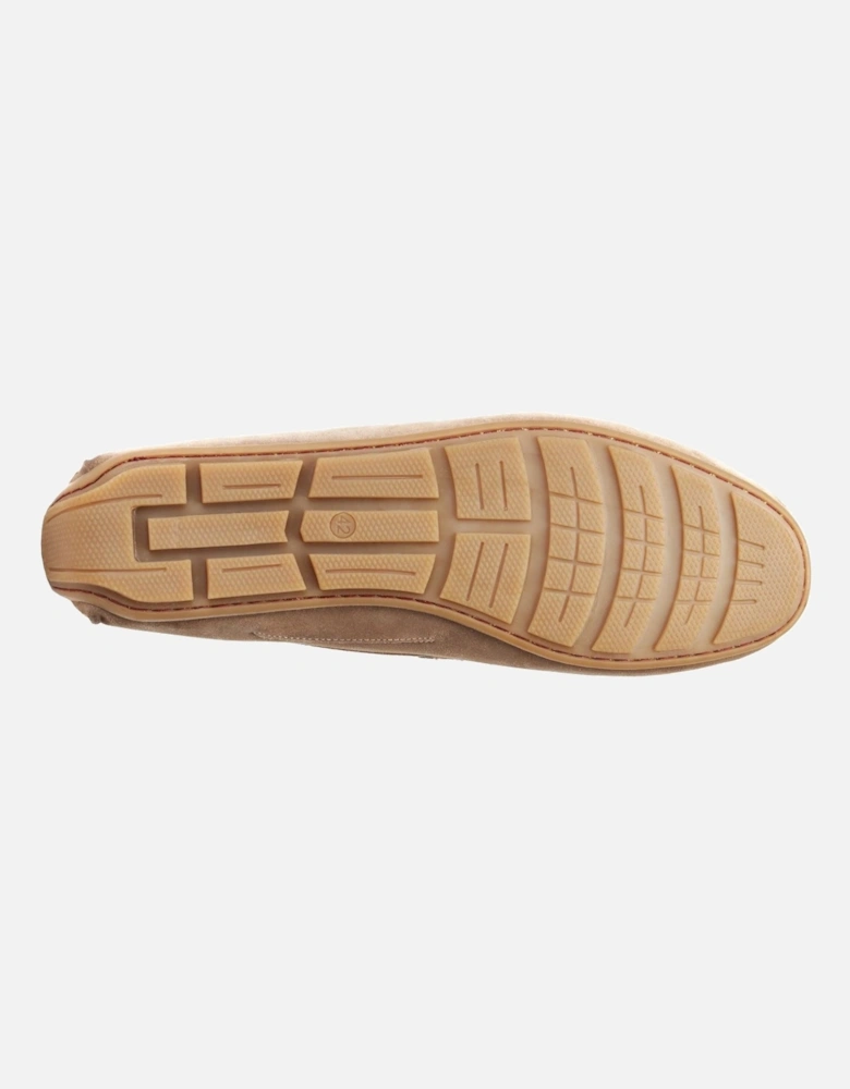 London Collins Leather Men's Sand Loafers