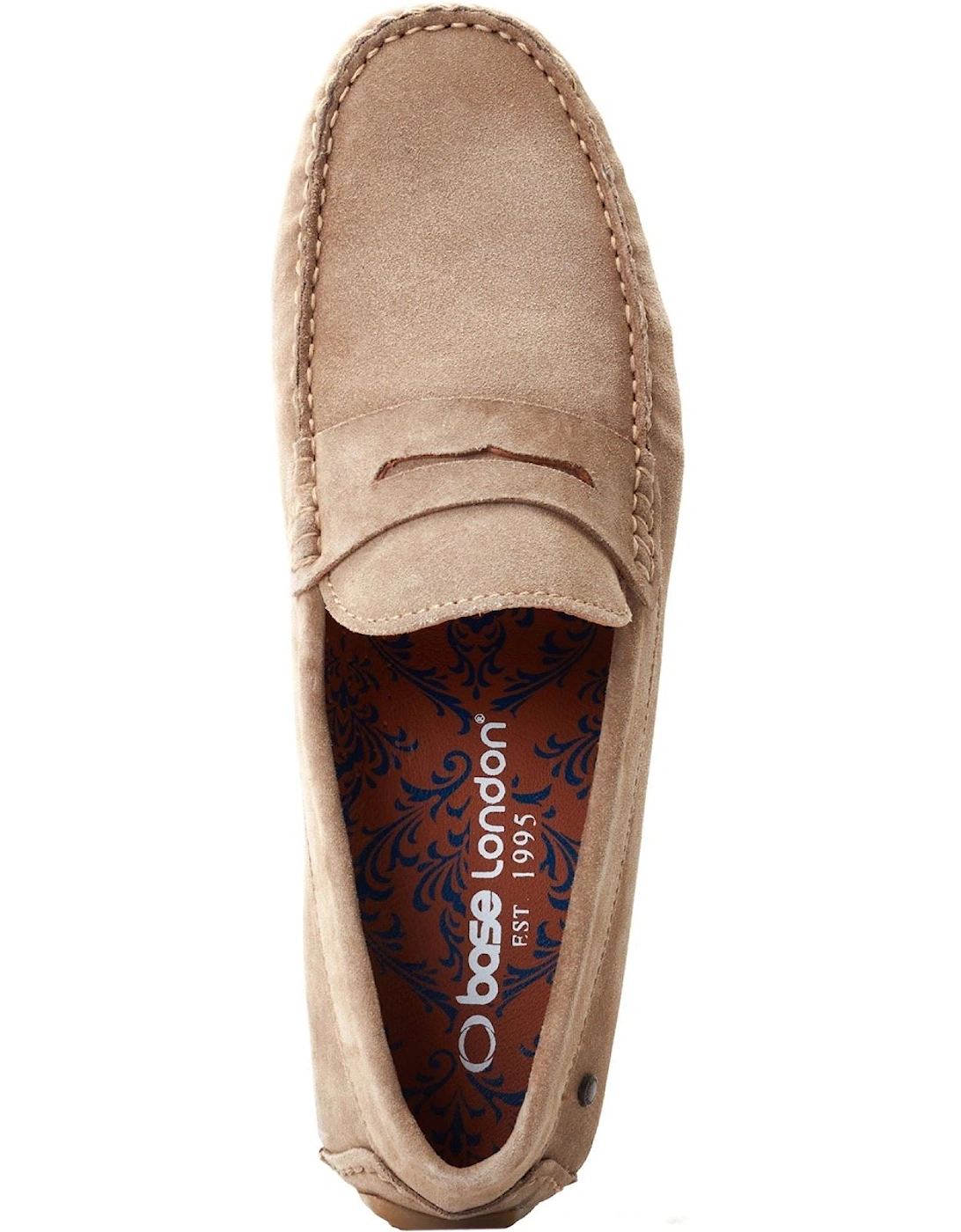 London Collins Leather Men's Sand Loafers