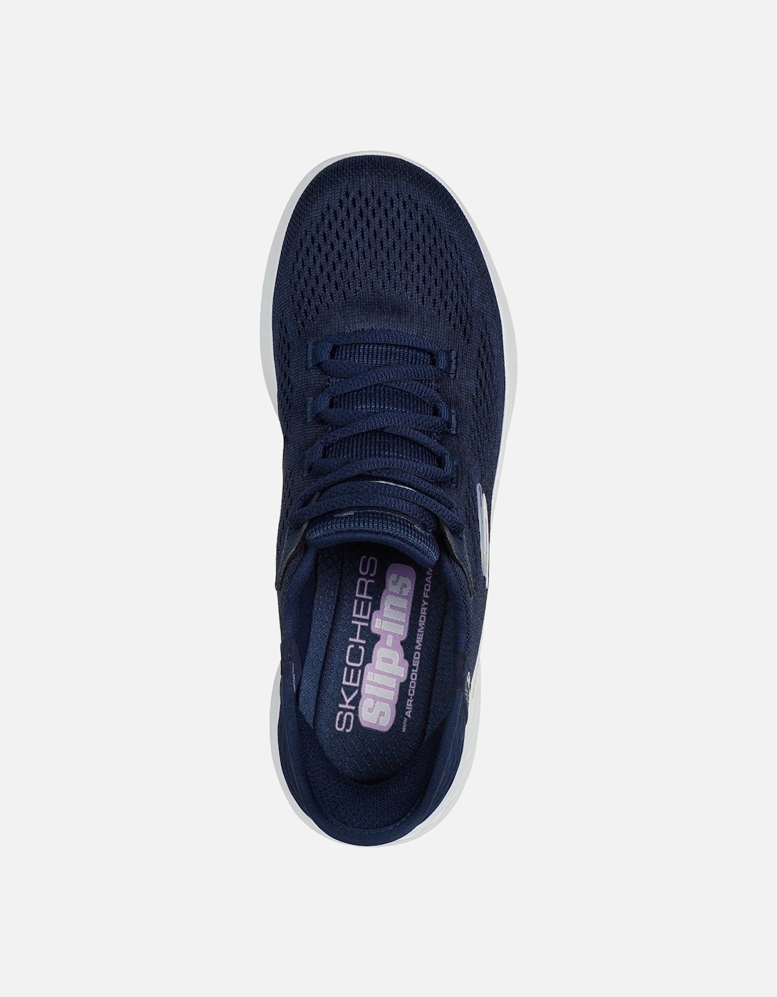 Skech-Lite Pro Natural Textile Women's Navy/Multi Trainers